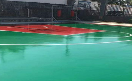 鄂州篮球场翻新地面